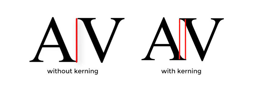 Kerning demo